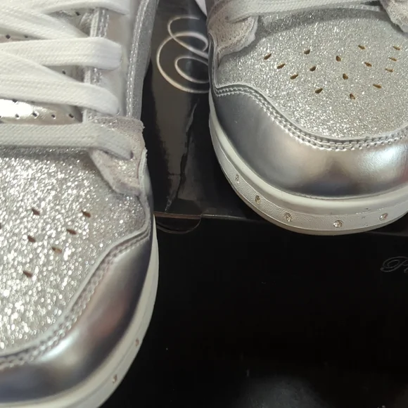 Pastry Women's Silver High-Top Sneakers - Picture 7 of 7